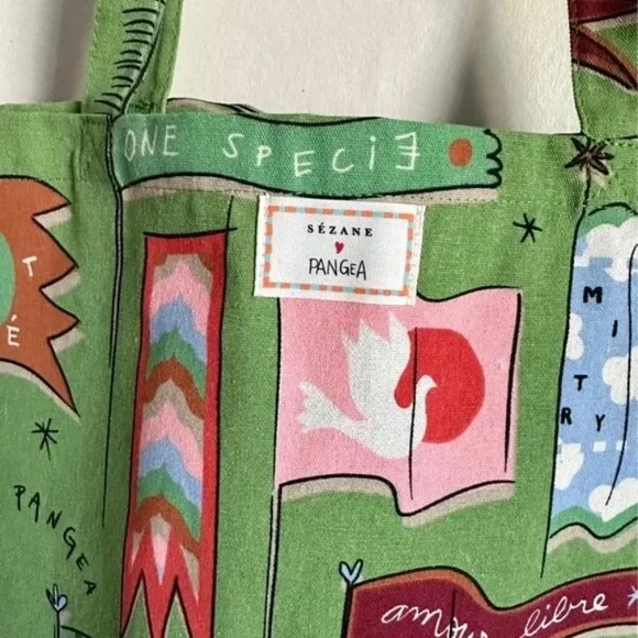 Sezane x Pangea Tote Bag NWOT - Picture 3 of 6